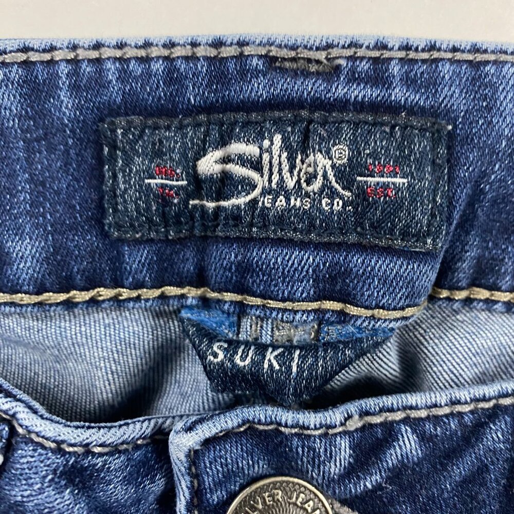 Silver Jeans Suki Mid Skinny Jeans Womens 28 x 31 - Picture 9 of 16
